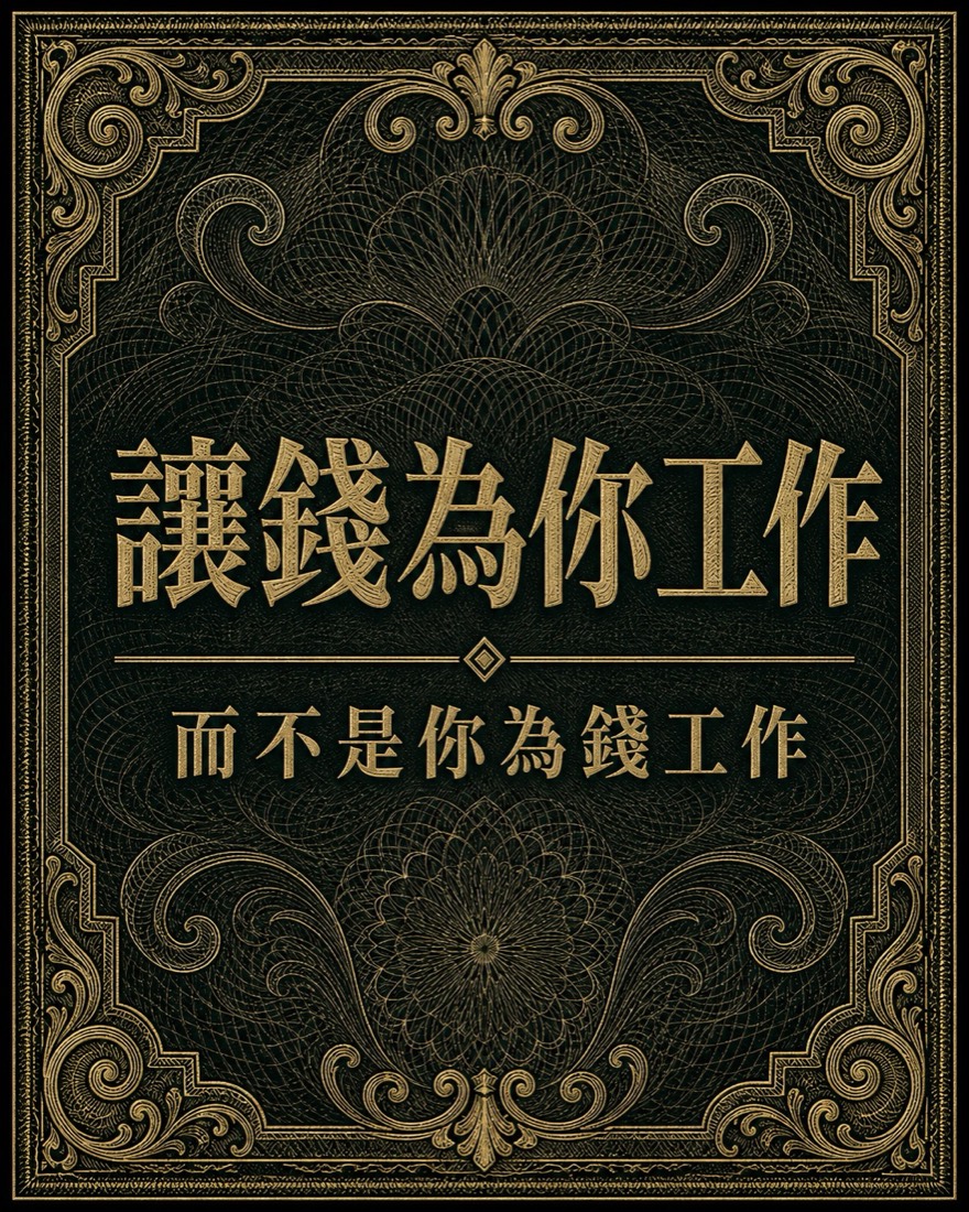 讓錢為你工作，而不是你為錢工作